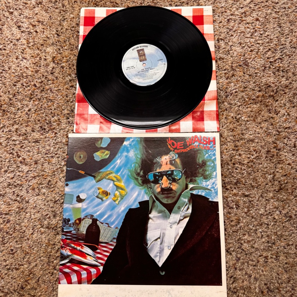 Joe Walsh But Seriously Folks Vinyl LP 1978 Asylum 6E-141 Lifes Been Good Rock